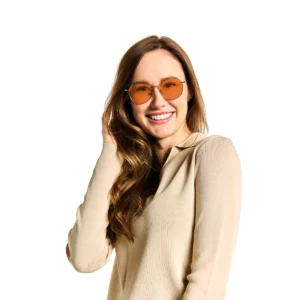 Okulary blokujące niebieskie światło Noblue Chrome Orange