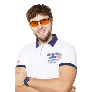 Okulary blokujące niebieskie światło NoBlue Sport Orange