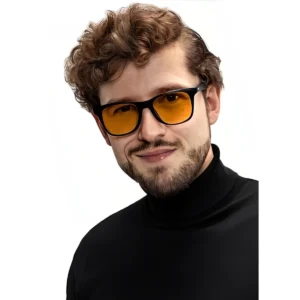 Okulary blokujące niebieskie światło Trendy Orange